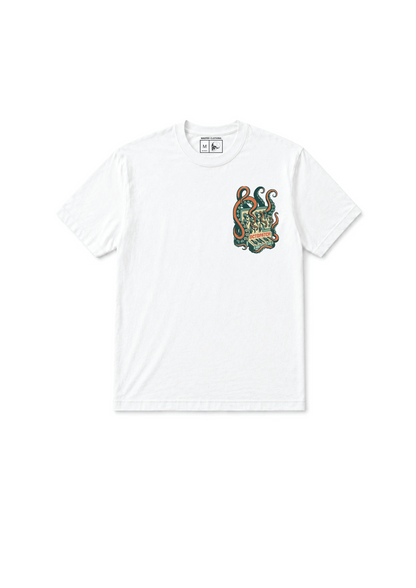 Octopatch White Oversize Tee