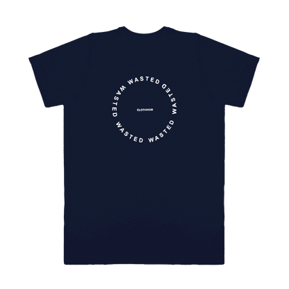 Wasted Clothing Badge Print