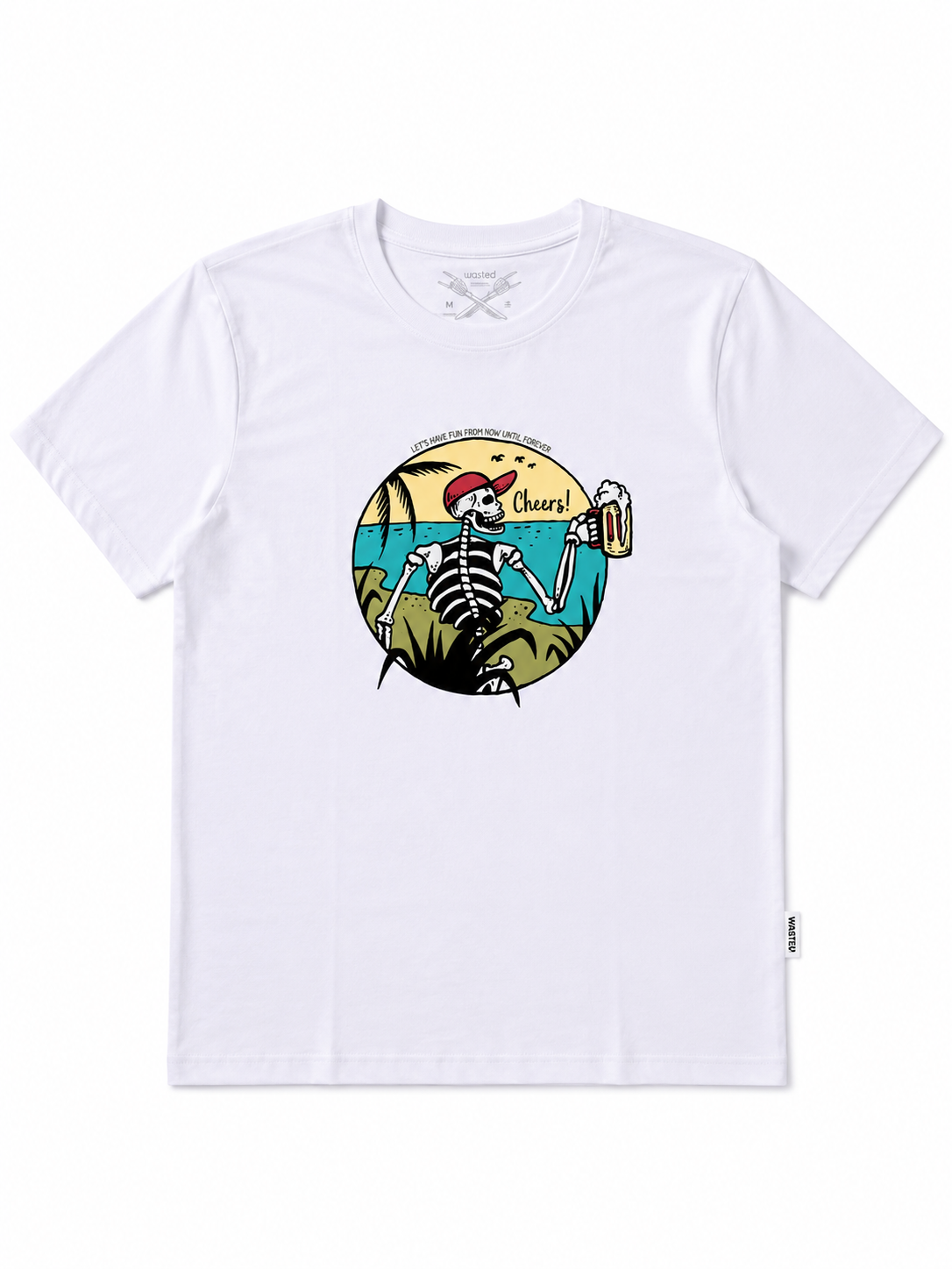 Off The Rack - Cheers Tee - White