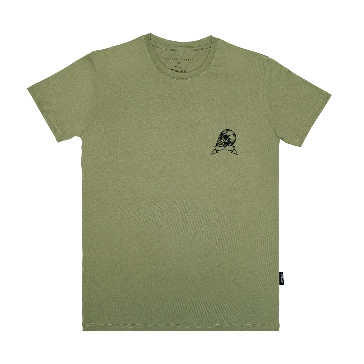 Pirate Skull Olive
