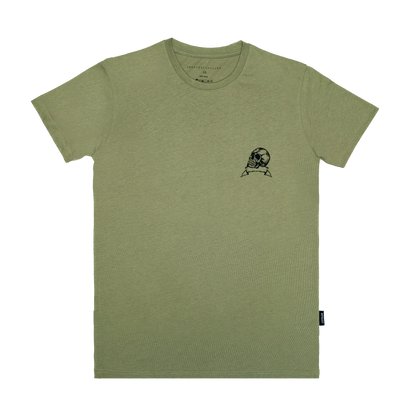 Pirate Skull Olive