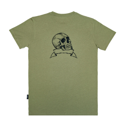 Pirate Skull Olive