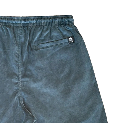 Wasted Teal Elastic Short